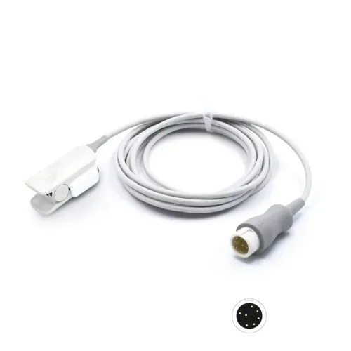 Mindray Datascope 7-PIN SpO2 Sensor Probe Adult Finger Clip Masimo Technolog Compatible