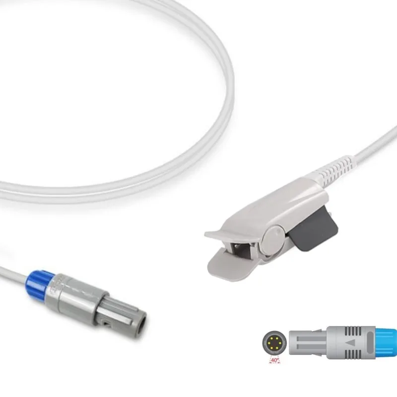 Mindray Datascope SpO2 Sensor Probe Adult Finger Clip Compatible, Masimo Technology
