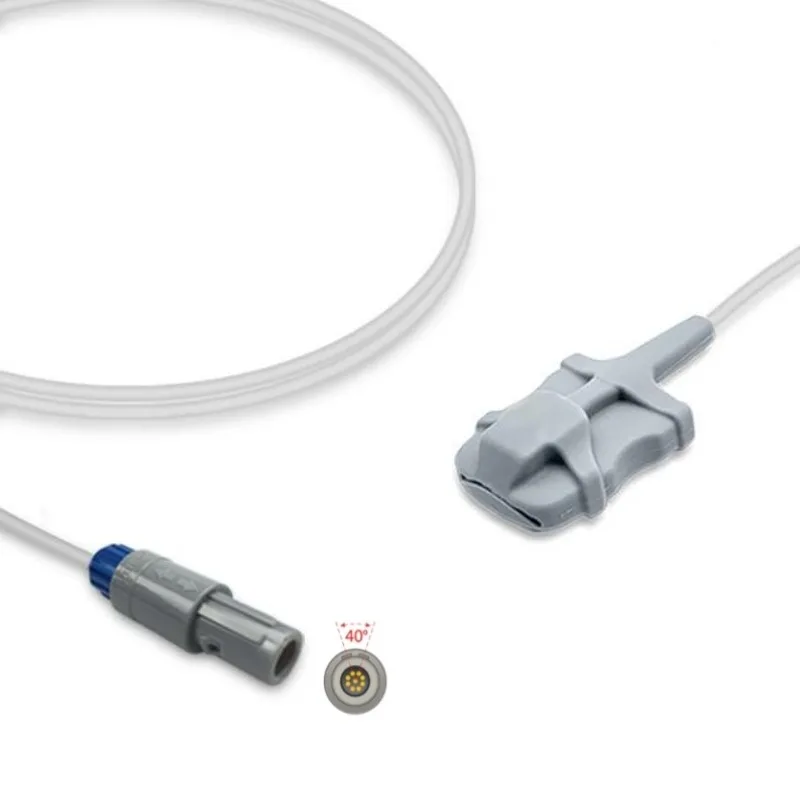 Nihon Kohden SpO2 Sensor Probe Adult Finger Soft TL-651S Compatible