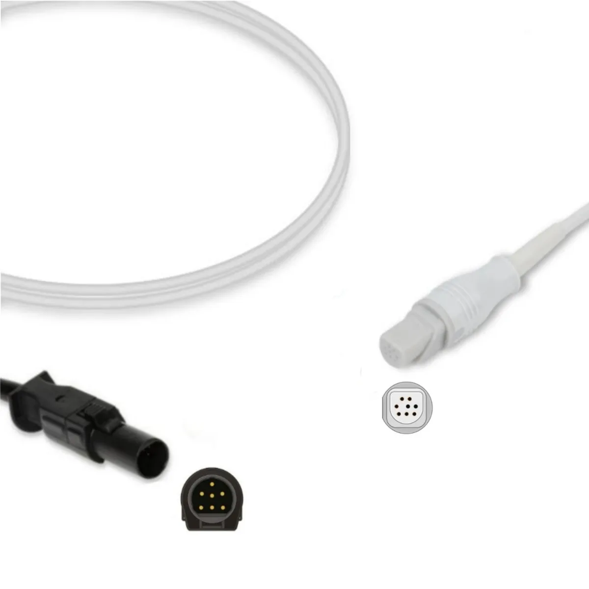 Novametrix SpO2 Extension Adapter Cable 8898-00 Compatible