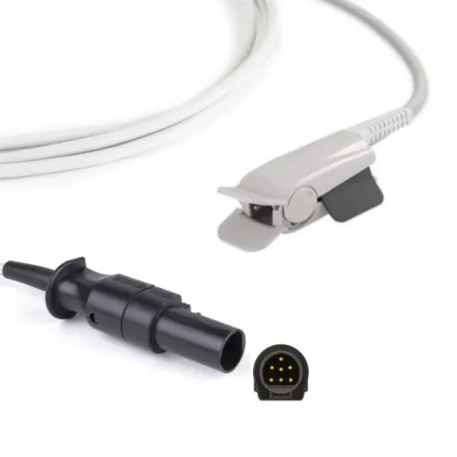 Novametrix Spacelabs Directly SpO2 Sensor Probe Adult Figner Clip 369083-001, 8776-00 Compatible