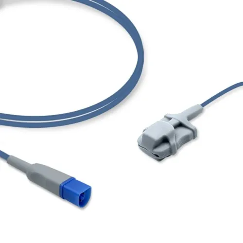 Philips Goldway 8-PIN SpO2 Sensor Probe Adult Finger Soft M1191A, M1191B Compatible
