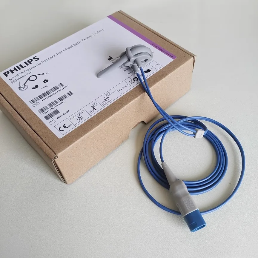Philips SpO2 Sensor Probe Neonatal Soft Wrap M1193A Original