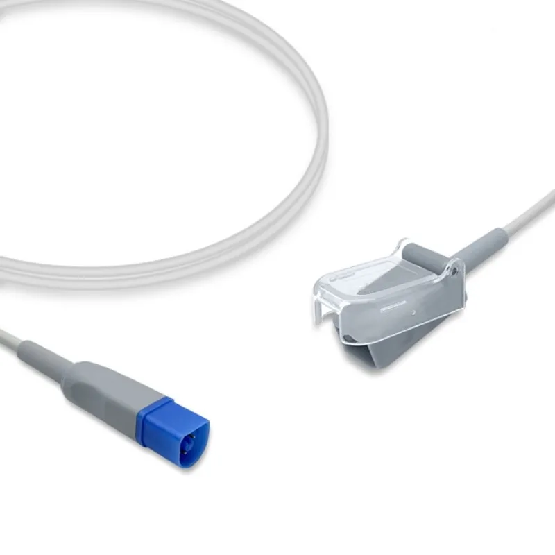 Philips 8-PIN SpO2 Extension Adapter Cable M1943AL Compatible