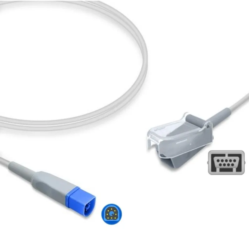 Philips 8-PIN Compatible SpO2 Adapter Cable Masimo M1020-61100, 989803148221