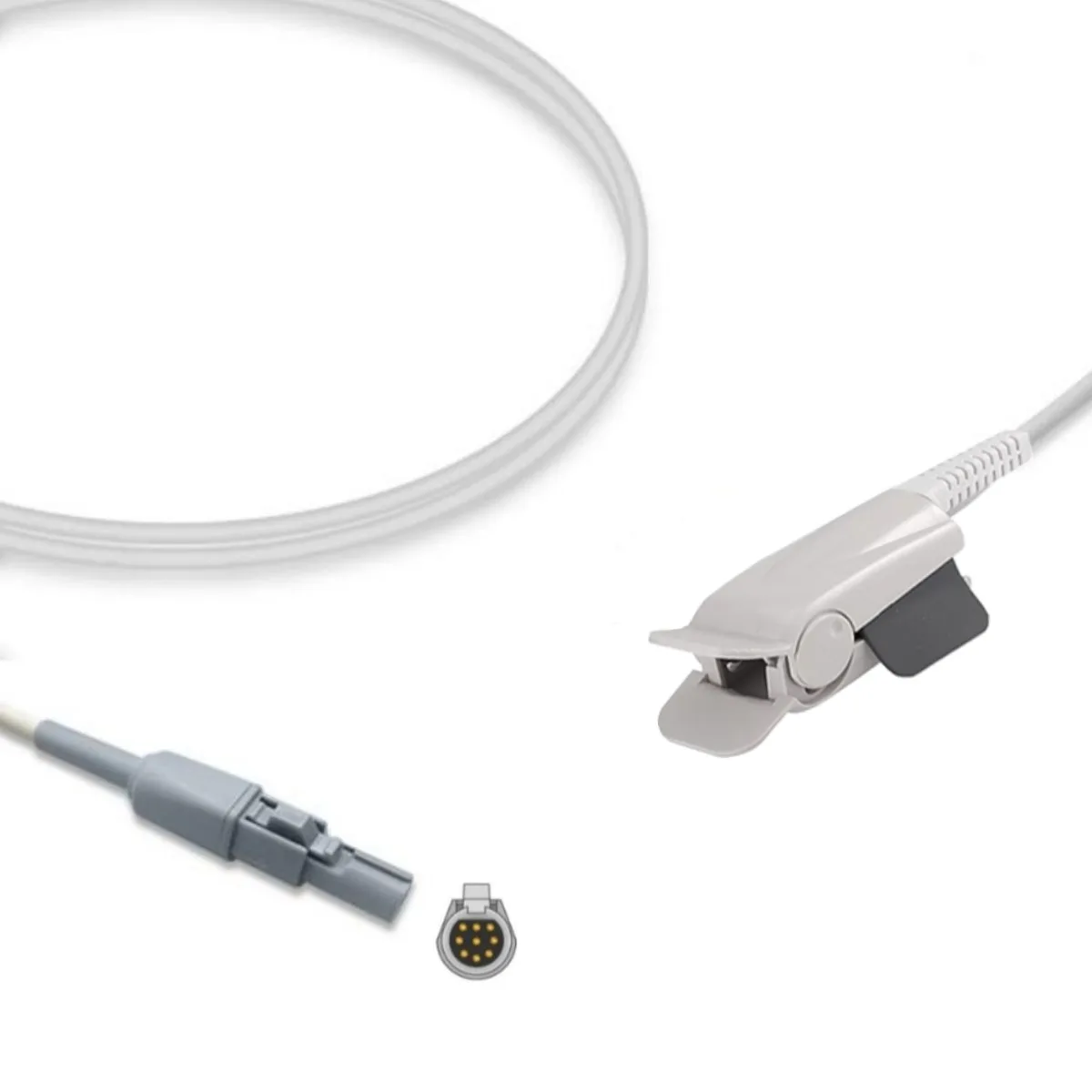 Spacelabs 9-PIN SpO2 SpO2 Sensor Probe Adult Finger Trulink Compatible
