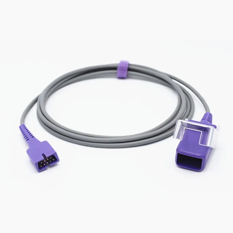 Nellcor Oximax SpO2 Extension Adapter Cable DEC-4, DEC-8, DEC-10 Compatible